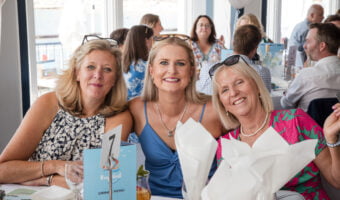 Image of 3 ladies smiling at Bournemouth Air Festival 2024