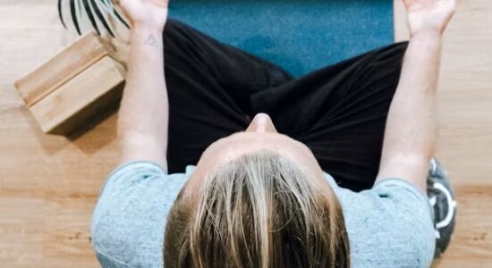 Image of a person in meditation